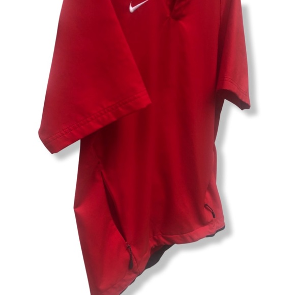 NWOT Nike Men's Size Small Red Baseball Batting Warm Up Pullover Shirt - Picture 5 of 13